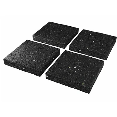 Abbildung von ELES VIDA Waschmaschinen Pads Wasch Wama 4er Set 15 mm Gummipads Anti Vibrationsdämpfer für Trockner Möbel und Schränke Unterlage Schwingungsdämpfer Antirutschunterlage 90x90x15mm