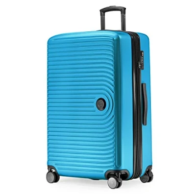Abbildung von HAUPTSTADTKOFFER Mitte Großer Hartschalenkoffer, TSA, 4 Rollen, Check In Gepäck mit 8 cm Volumenerweiterung, 77cm, 130 Liter, Cyanblau