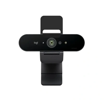 Abbildung von Logitech Brio 4K Webcam, Videogespräche, Mikrofon mit Geräuschunterdrückung, automatische HD Belichtungskorrektur, Microsoft Teams, Zoom, Google Voice, Meet, PC/Mac/Notebook/Macbook Graphit