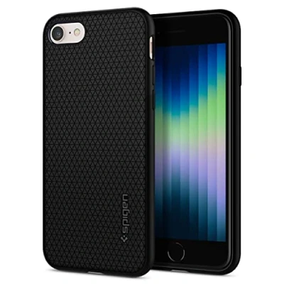 Abbildung von Spigen Liquid Air Armor Hülle Black Apple iPhone 8/SE 2020/SE 2022