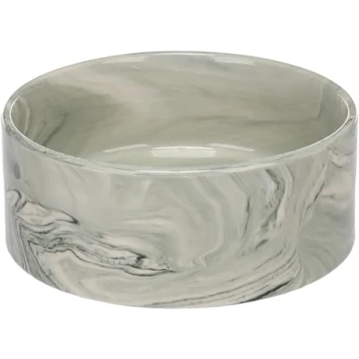 Abbildung von Flamingo Hundenapf Keramik rund 750ml grün pflegeleicht &amp; rutschfest für mittelgroße Hunde dog bowl baron