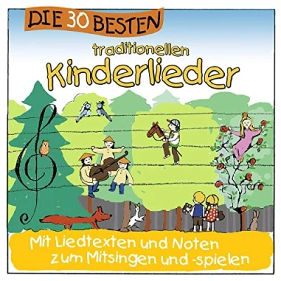 Abbildung von Die 30 besten traditionellen Kinderlieder mit Liedtexten und Noten