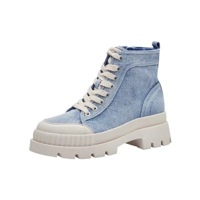 Abbildung von Tamaris Plateaustiefelette, Damen, Größe: 37, Denim Schuhe
