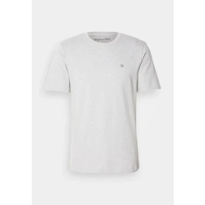 Abbildung von Scotch &amp; Soda CORE LOGO Tshirt basic, Herren, Größe: Medium, Grey melange