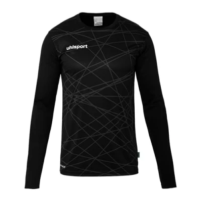 Abbildung von uhlsport Herren Prediction Torwart T Shirt, Schwarz, L EU