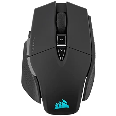Abbildung von CORSAIR M65 RGB ULTRA Wireless Tunable FPS Gaming Mouse 26.000 DPI Sub 1ms Gewichtssystem Bis zu 120 Std. Akku iCUE Kompatibel PC, Mac, PS5, PS4, Xbox Schwarz