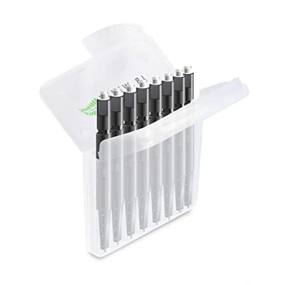 Abbildung von JB White 32x Cerumenfilter für Hörgeräte, Ersatzfilter, Filter kompatibel mit Widex Nanocare Wachsschutz Oticon ProWax MiniFit Phonak Cerustop Wax Guards Resound Hörgerätefilter (Ø 1,3mm)