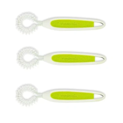 Abbildung von Wundermix WunderBrush® Omega Reinigungsbürste für Thermomix Gehäuse Spülbürste Passend TM6, TM5 &amp; TM31 3er Set