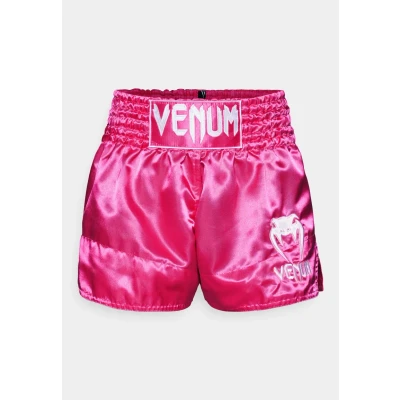 Abbildung von Venum Classic MUAY THAI Short kurze Sporthose, Herren, Größe: Small, Pink/white