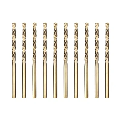 Abbildung von Meccion HSS Metallbohrer Professional Geschliffen Kobalt 10pcs 3.2mm Spiralbohrer fur Edelstahl und Metall