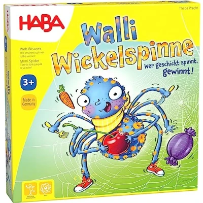 Abbildung von HABA 306567 Walli Wickelspinne, Legespiel ab 3 Jahren, made in Germany