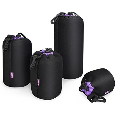 Abbildung von CADeN Objektivtasche, 4 Größen wasserdichte Kamera Tasche 5mm Dickem Neopren Soft Schutz Taschen Für Objektiv Canon Nikon Sony Pentax Tamron Sigma