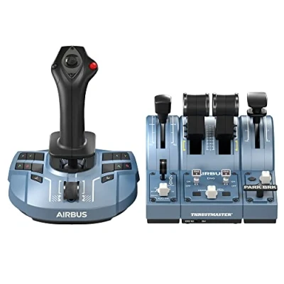 Abbildung von Thrustmaster TCA Captain Pack X Airbus Edition, Ergonomisches Replikat des Sidesticks und Schubhebel Quadranten, Offiziell Lizenziert für Xbox Series XS PC