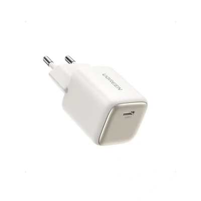 Abbildung von UGREEN Nexode USB C Ladegerät 30W Netzteil GaN II Tech Schnellladegerät kompatibel mit iPhone 16 Pro Max, Plus, 16, 15 Pro, 14, Galaxy S24 Ultra, S23, iPad, Tab A8, Pixel, HomePod (Weiß)