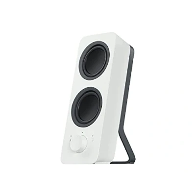 Abbildung von Logitech Z207 Kabelloser PC Lautsprecher, Bluetooth, Stereo Sound, 10 Watt Spitzenleistung, 3,5 mm Eingang, Kopfhörerbuchse, Easy Switch Feature, EU Stecker, PC/TV/Tablet/Handy Weiß
