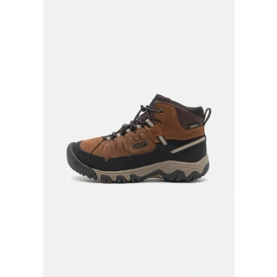 Abbildung von Keen Targhee IV MID WP Unisex Hikingschuh für Kinder, Größe: 37, Brown Leder und textil