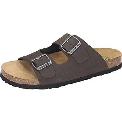 Abbildung von Dr. Brinkmann Pantolette flach, Herren, Größe: 43, Grau Schuhe
