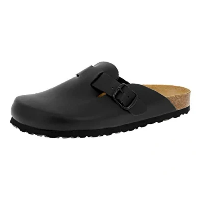 Abbildung von Lico Herren Bioline Clog Pantoletten, Schwarz, 39 EU