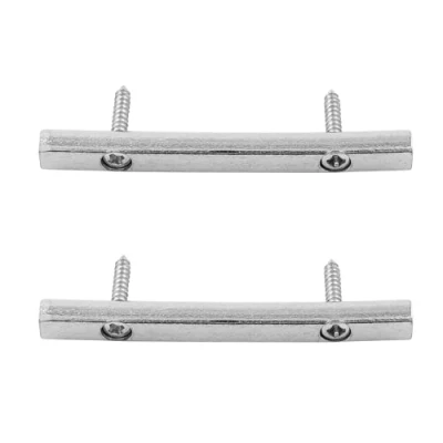 Abbildung von Musiclily Saitenniederhalter String Retainer Bar für Floyd Rose Style E Gitarre, Chrom (2 Stück)