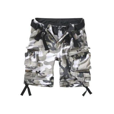 Abbildung von Brandit Savage Vintage Shorts, Herren, Größe: XXL, Snowcamo