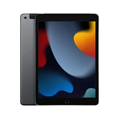 Abbildung von 2021 Apple iPad (10,2 Zoll, Wi Fi + Zellular, 64GB) Space Grau (Generalüberholt)