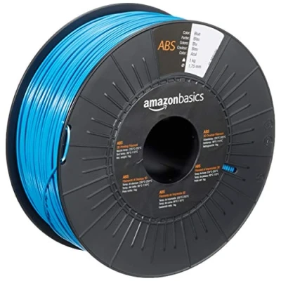 Abbildung von Amazon Basics 3D Drucker Filament aus ABS Kunststoff, 1.75 mm, Blau, 1 kg Spule