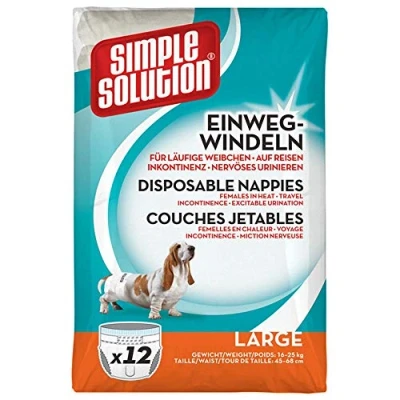 Abbildung von Simple Solution Hunde Windeln L