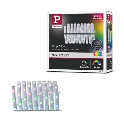Abbildung von Paulmann MaxLED 250 RGBW Strip, beschichtet, 2,5m, IP44, Farbwechselfunktion, Protecting Cover