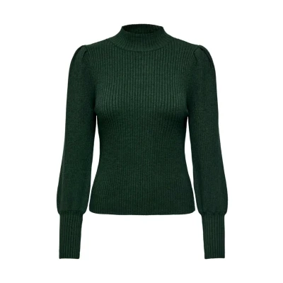 Abbildung von ONLY Mezzo Collo Strickpullover, Damen, Größe: Medium, Verde
