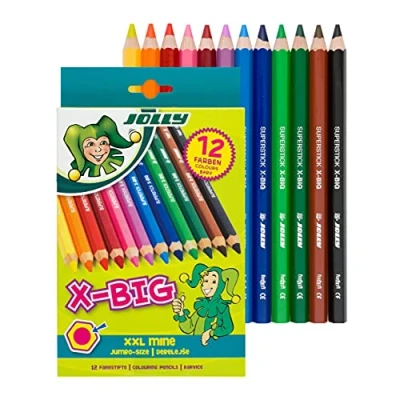 Abbildung von JOLLY Buntstift X BIG sort., 12er Kartonetui