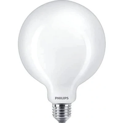 Abbildung von PHILIPS LED Classic E27 Lampe, 100 W, matt, Globeform, neutralweiß, Weiß