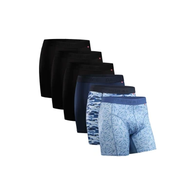 Abbildung von Danish Endurance 6 PACK Boxershorts, Herren, Größe: Large, Blue