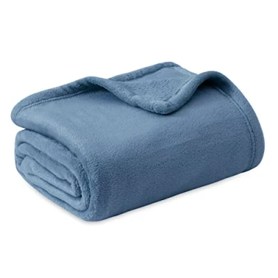 Abbildung von BEDSURE Kuscheldecke Flauschig Decke Fleecedecke Wohndecke Warm Winter Weich, Sofadecke Kleine, Couch Blanket, Kinder, Wohn &amp; Kuscheldecken 130x150cm, Sofa überwurfdecke Hellblau
