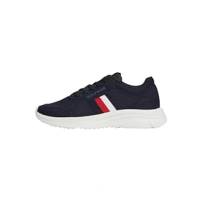 Abbildung von Tommy Hilfiger MODERN RUNNER KNIT EVO ESS Mittelhoher Schnitt (Schuhe) Herren, Blau (Desert Sky), 40 EU