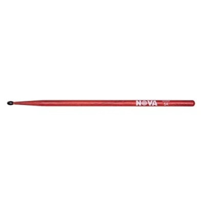 Abbildung von Vic Firth vf n5anr Nova 5 A Nylon Tip Drum Sticks Rot