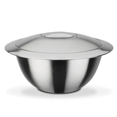 Abbildung von GSW 552394 Thermoschüssel mit Deckel, Edelstahl rostfrei ⌀22 cm, Silber