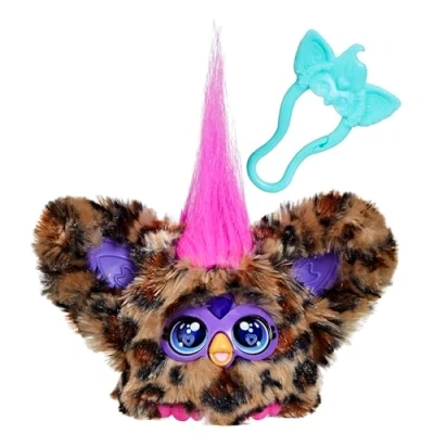 Abbildung von Hasbro Furby Furblets Chee Geparden Minispielzeug aus Plüsch