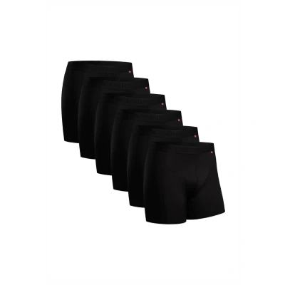 Abbildung von Danish Endurance 6 PACK Boxershorts, Herren, Größe: 4XL, Black