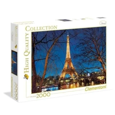 Abbildung von Clementoni 32554 Paris Puzzle 2000 Teile ab 9 Jahren, buntes Erwachsenenpuzzle mit kräftigen Farben, Geschicklichkeitsspiel für die ganze Familie, schöne Geschenkidee