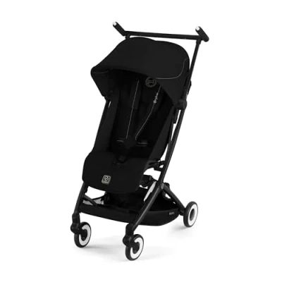 Abbildung von CYBEX Gold Kinderwagen LIBELLE mit Einhand Gurtsystem, Von ca. 6 Monaten bis 4 Jahre (max. 22 kg), Ultraleicht (nur Magic Black