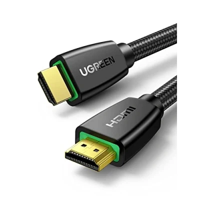 Abbildung von UGREEN HDMI Kabel 4K 60Hz UHD 2.0 ARC HDR 3D High Speed 18Gbps mit Ethernet vergoldet kompatibel TV Fernseher, Monitor, Blu ray, PS5/PS4/PS3, Xbox Series S, Soundbar(5M