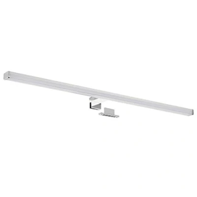 Abbildung von SEBSON® LED Spiegelleuchte 80cm, Bad IP44, Aufbauleuchte + Klemmleuchte, neutralweiß 4000K, 780x98x44mm, 15W 1300lm, Aluminium, Schminklicht