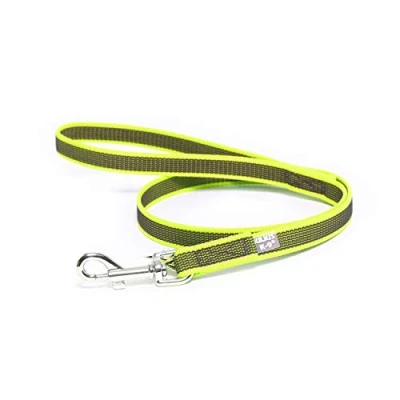 Abbildung von IDC Color &amp; Gray gumierte Leine, 20 mm x 1 m mit Schlaufe, Neon Grau