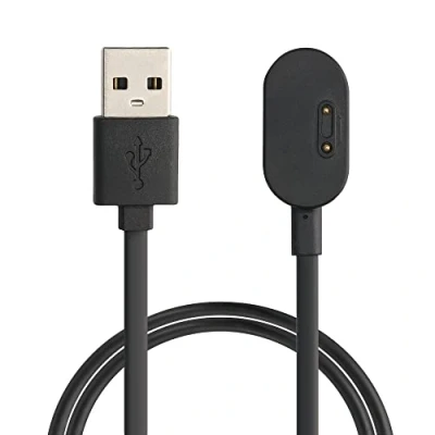 Abbildung von kwmobile USB Kabel Charger kompatibel mit imoo Watch Phone Z6 / Z1 Ladekabel Smart Ersatzkabel Fitnesstracker Aufladekabel in Schwarz