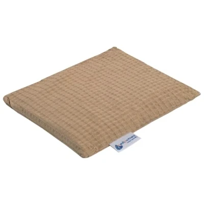 Abbildung von Medi Partners Kirschkernkissen Körnerkissen groß Wärmekissen 500g Rechteck 20x25cm Öko Natur 100% Baumwolle Wärme + Kältetherapie Massagetherapie (Beige)