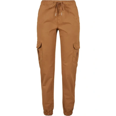 Abbildung von Urban Classics HIGH Waist Cargohose, Damen, Größe: XXL, Toffee
