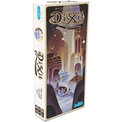 Abbildung von Libellud Dixit Erweiterung: Revelations (Edition 2022) Kommunikationsspiel Alter: 8+ 3 bis 6 Spieler Spielzeit: 30 min