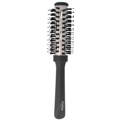 Abbildung von PARSA Beauty Professional Wirkstoffbürste Keratin + Biotin (Rundföhnbürste 25mm) Haarbürste zum Glätten und Pflegen lockiges Haar langes