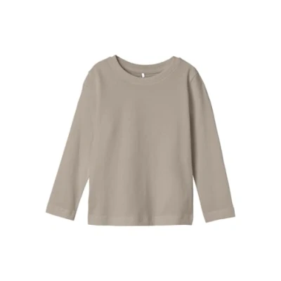 Abbildung von NAME IT Jungen Nmmvobbo Top Noos Langarmshirt, Pure Cashmere, 122 128 EU