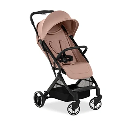 Abbildung von hauck Travel N Care Plus, Hazelnut Reisebuggy für Kinder ab Geburt bis 22 kg mit Liegefunktion &amp; Kopfposter Leicht (7,2 kg) Einhändig Faltbar Selbststehend UPF 50+ Netzfenster
